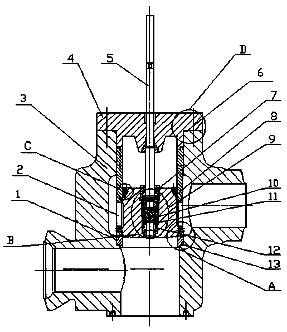 Novel high-temperature high-pressure regulation valve