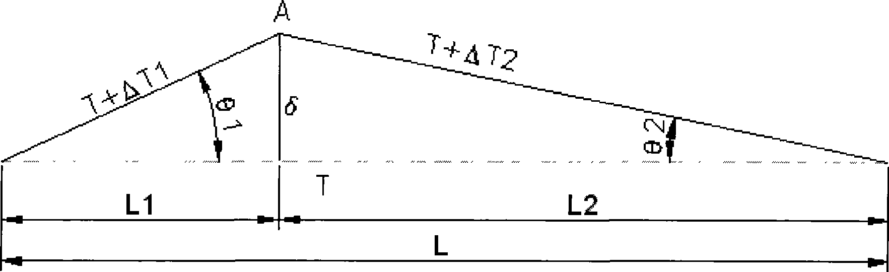 Method for measuring internal force of guy cable in active service and measuring device using same