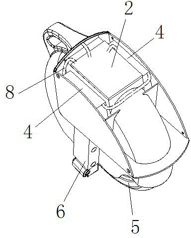 Conveniently-assembling and waterproof structure of self-balance single-wheel electric vehicle