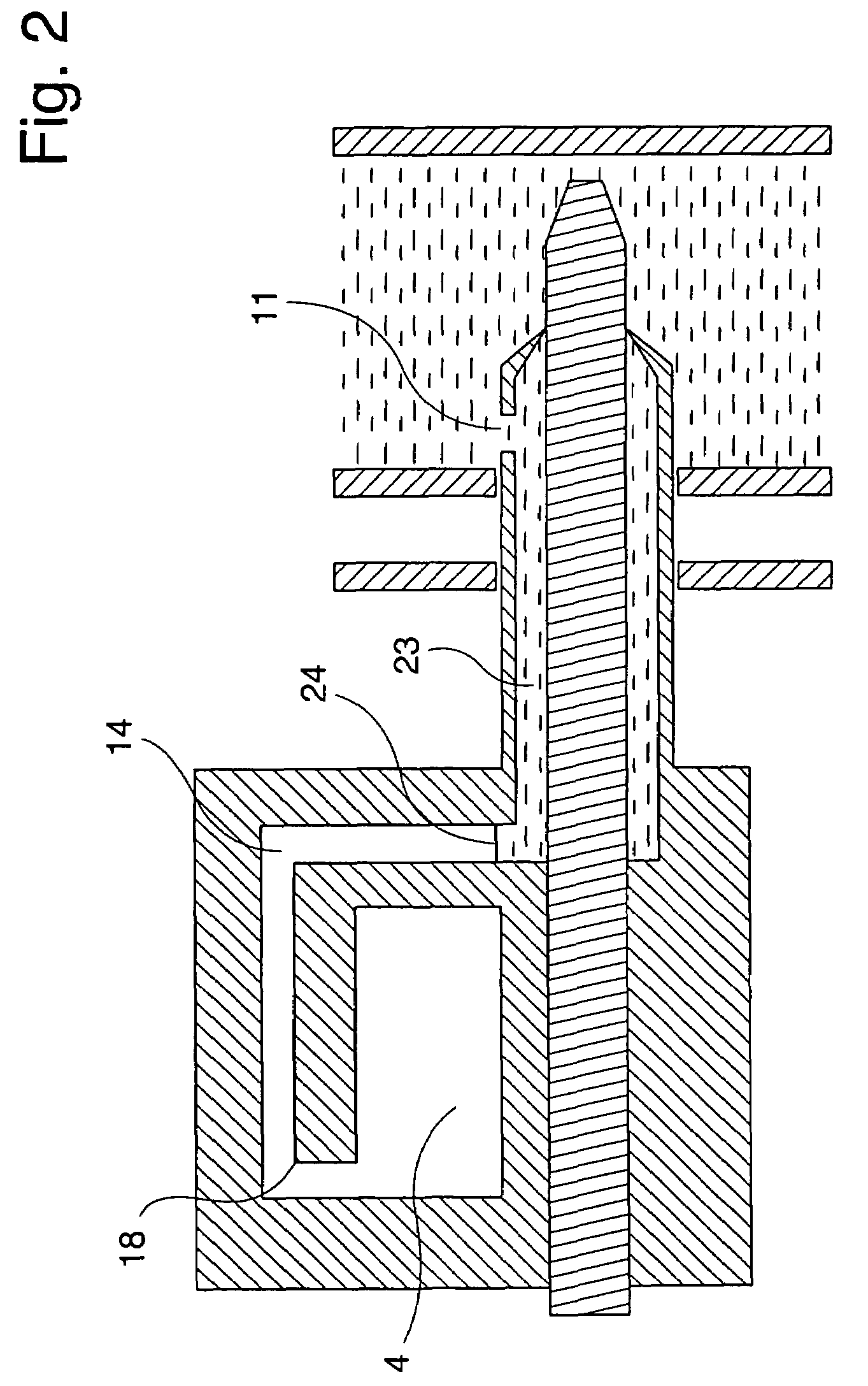 Device for visually indicating a blood pressure