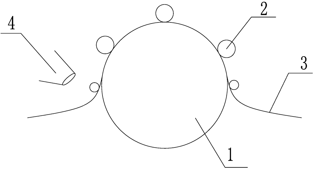 Preparation method of woven carpet without gumming process