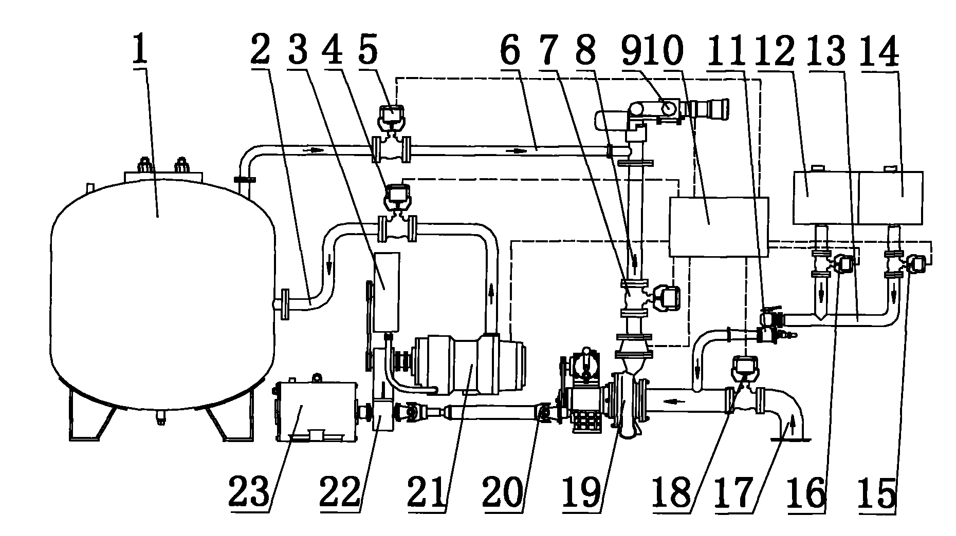 Fixed type composite jet extinguishing device