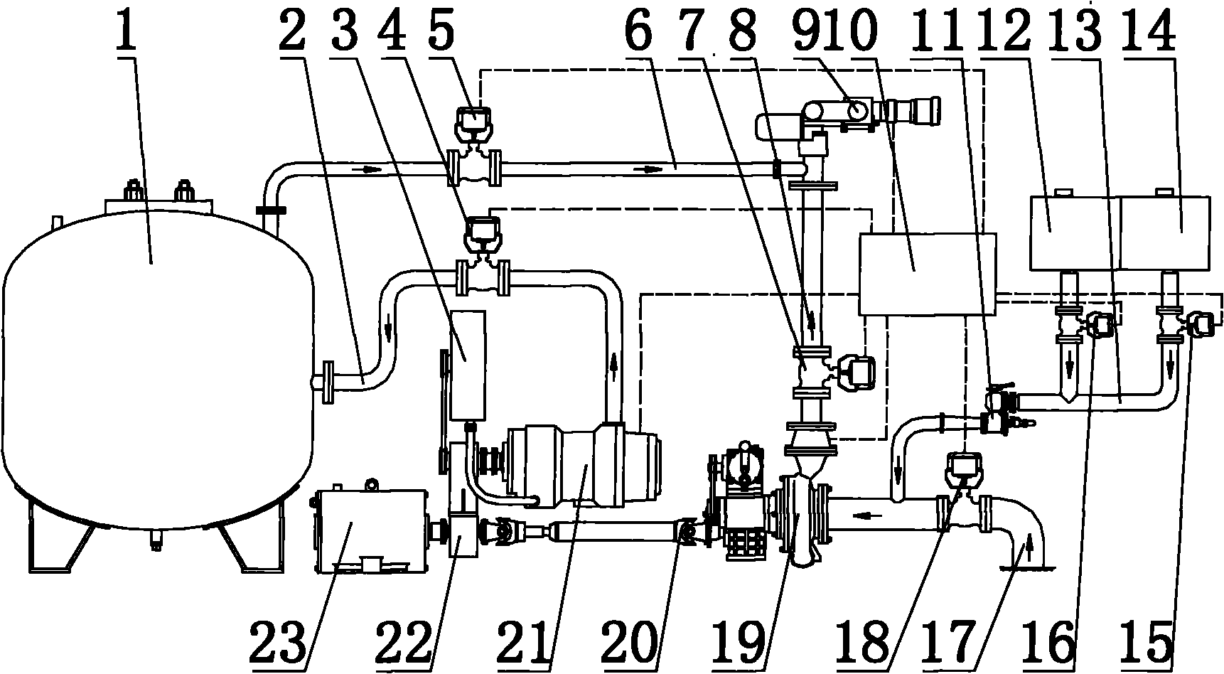 Fixed type composite jet extinguishing device