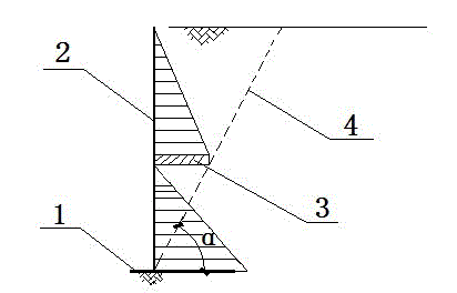 Method for improving stress performance of retaining wall and retaining wall structure