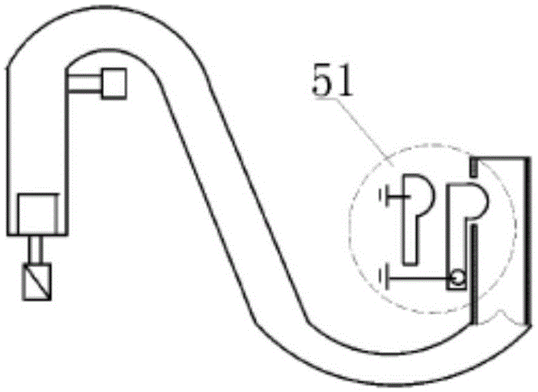 Pneumatic pipeline conveying method and device for business hall