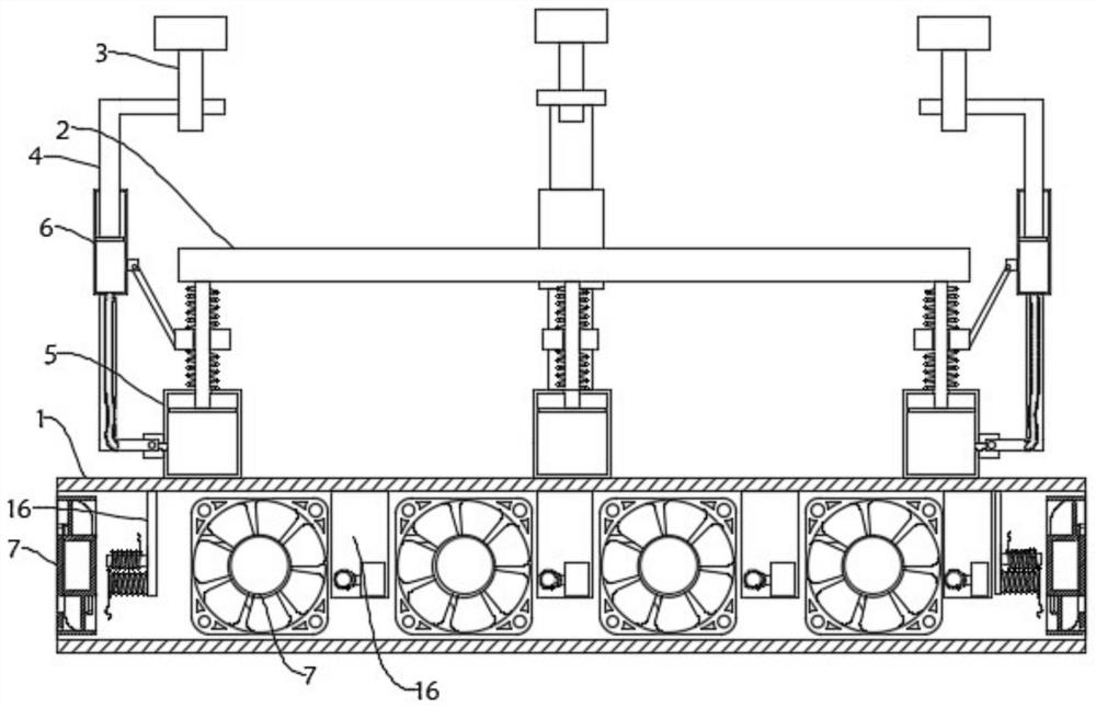 A rapid lifting device for road and bridge construction