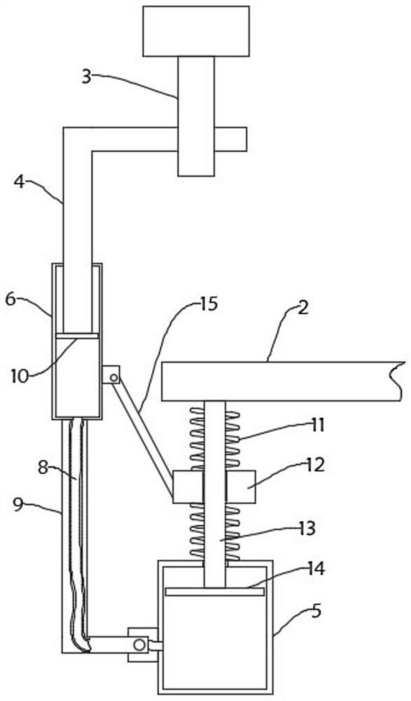 A rapid lifting device for road and bridge construction