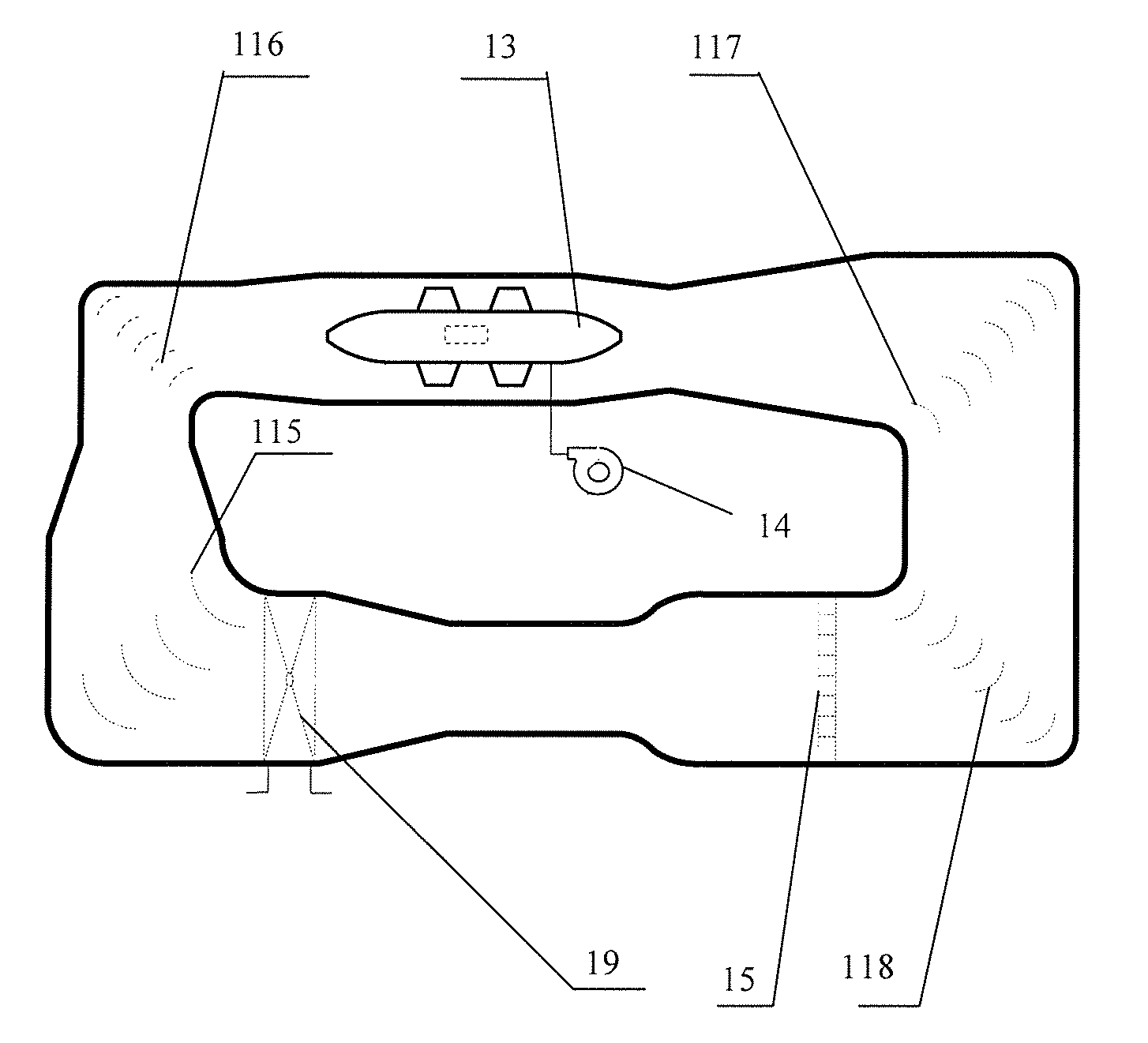 Temperature adjusting device and an intelligent temperature control method for a sand and dust environment testing system