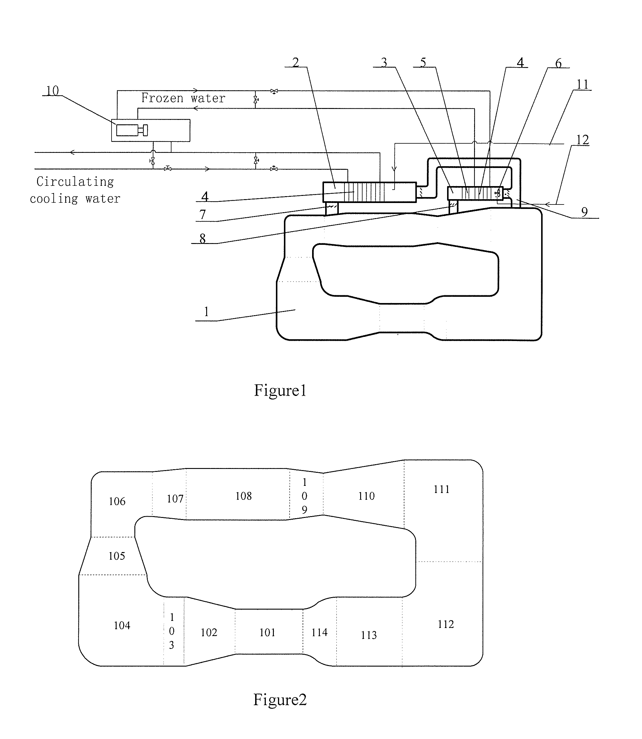 Temperature adjusting device and an intelligent temperature control method for a sand and dust environment testing system