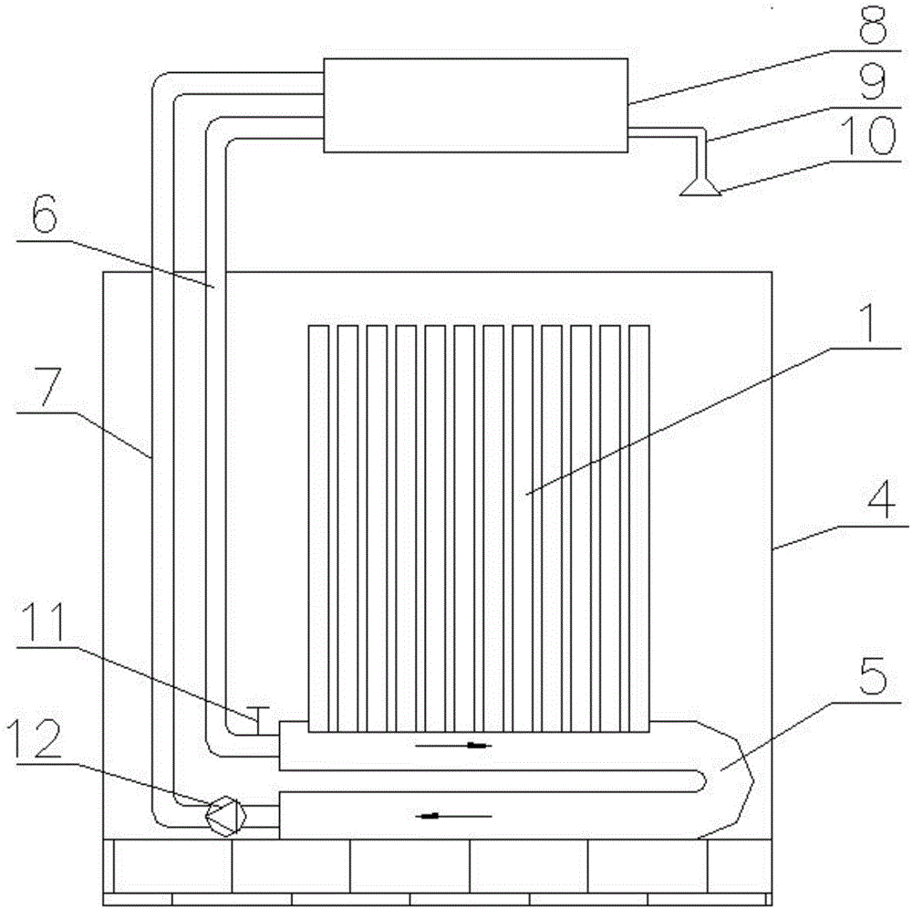 Novel bathroom intermittent heating device