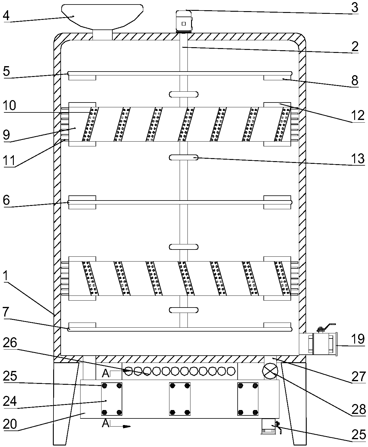 Apocynum venetum cooking machine for textile processing