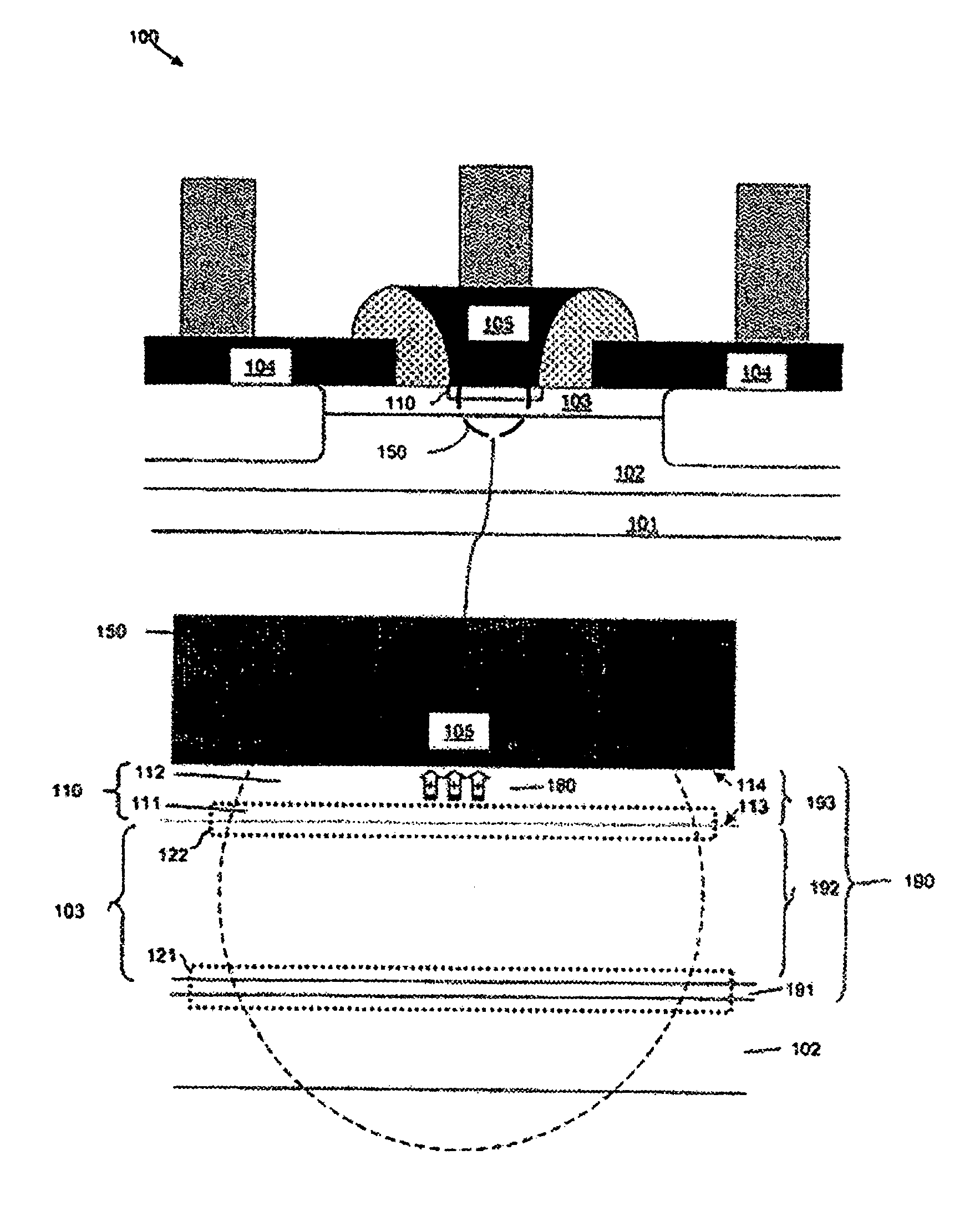 Silicon germanium emitter