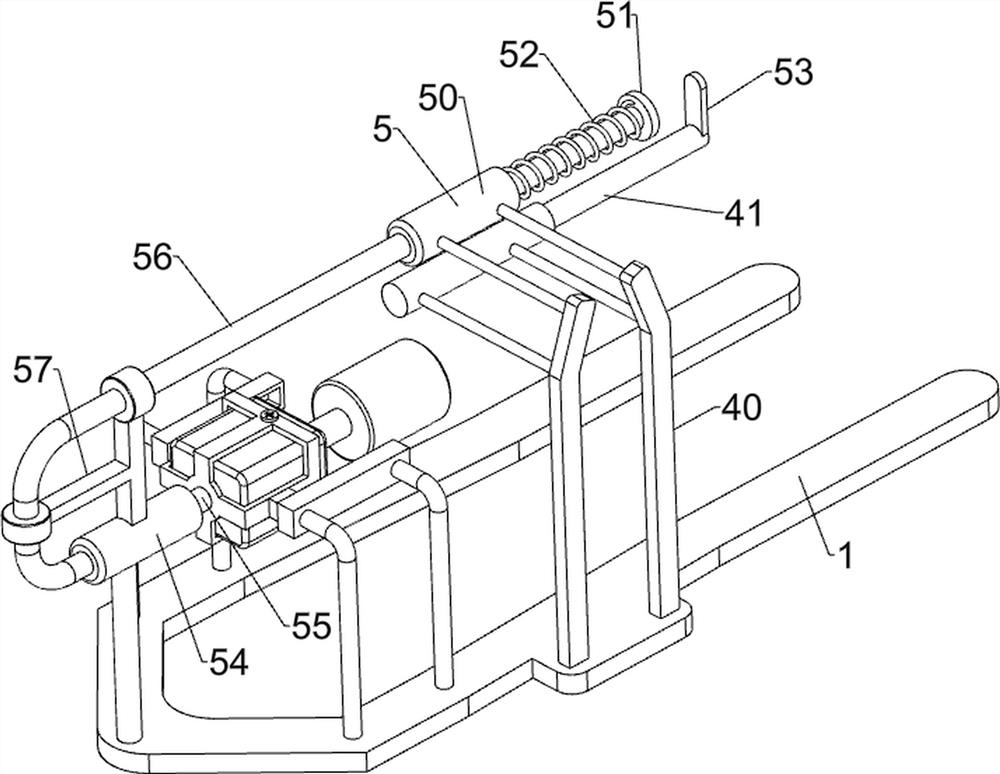 Broom wooden handle bottom cutting equipment