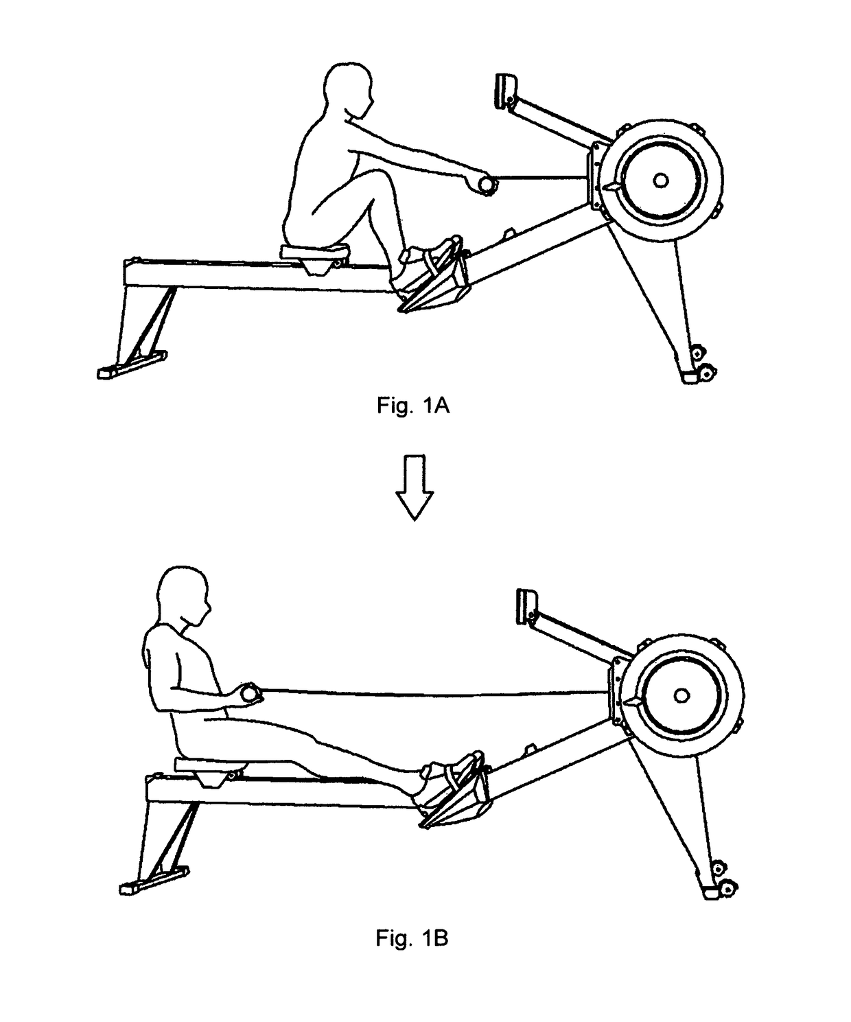 Perfect power rowing ergometer handle