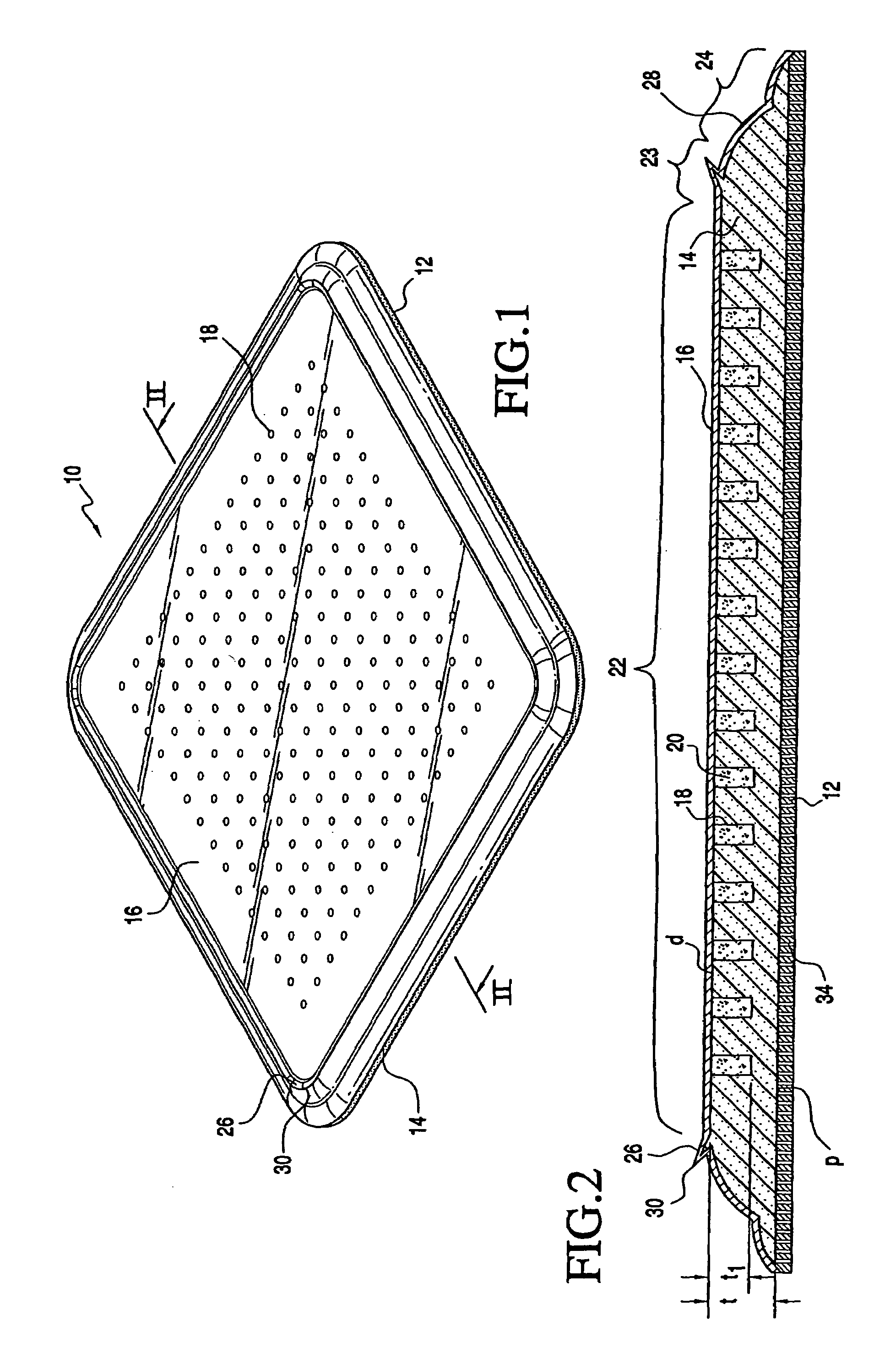 Method for producing a wound dressing