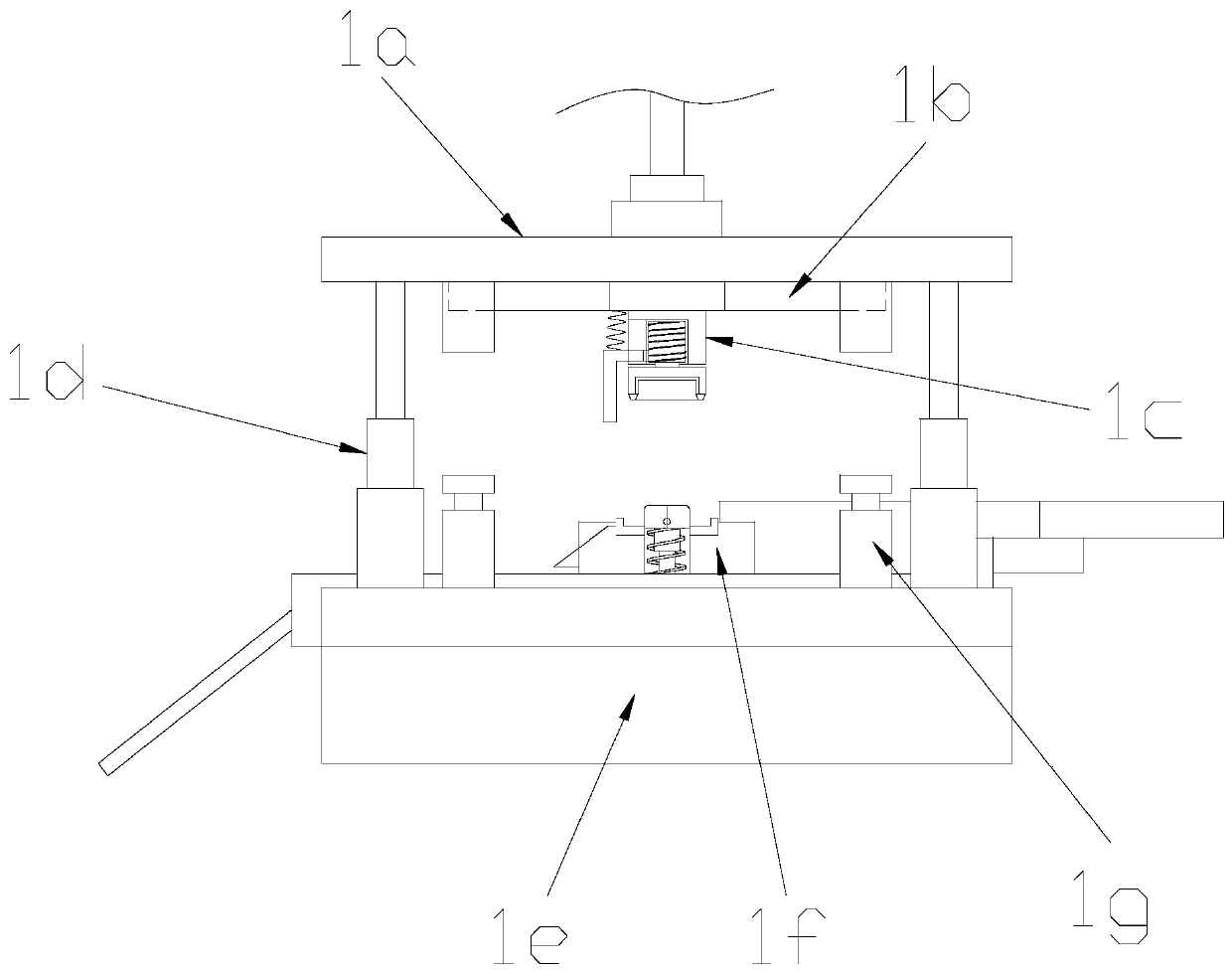 Burr-free stamping die