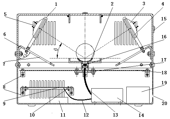 A near-infrared non-destructive detection device for sugar content of fruits with adjustable illumination parameters