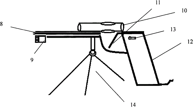 Ultrasonic location navigation and nail path verifying device for implantation of spinal surgery pedicle screws