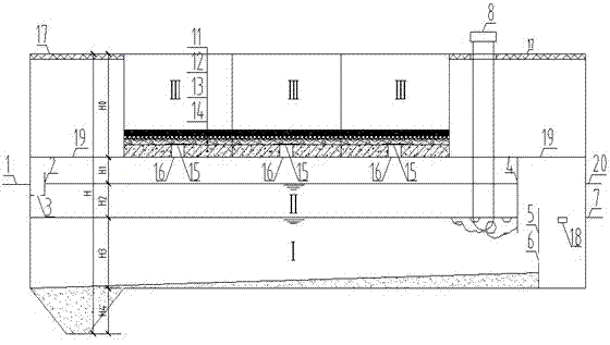 Sewage pretreatment tank