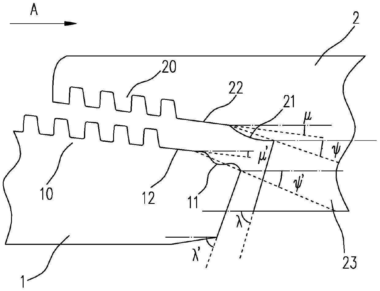 Sealing part structure for high sealing performance oil pipe