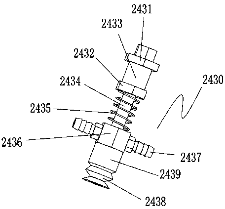 Adsorption mechanism based on labeling machine