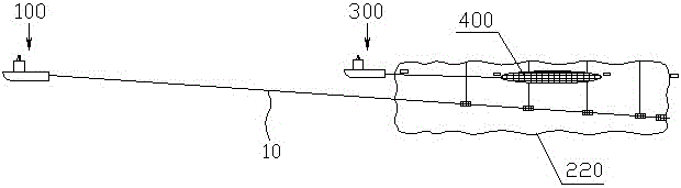 Large-sized ice cube haulage system