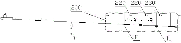 Large-sized ice cube haulage system