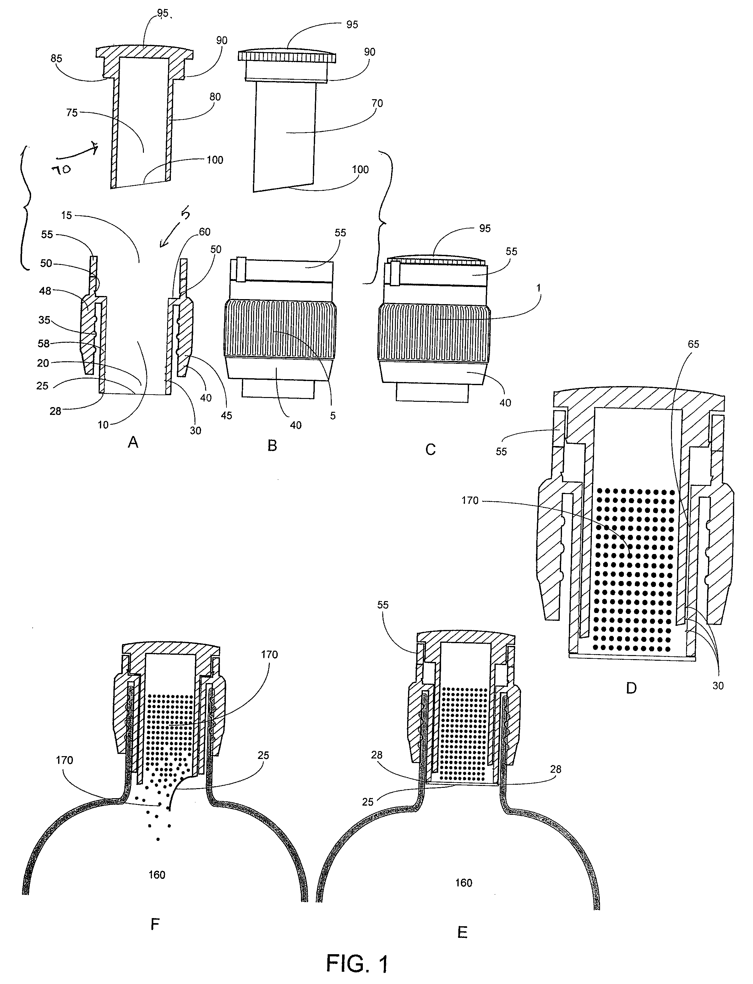 Safety sealed reservoir cap