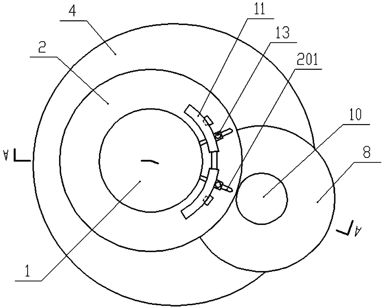 Anode steel jaw surface float polishing device