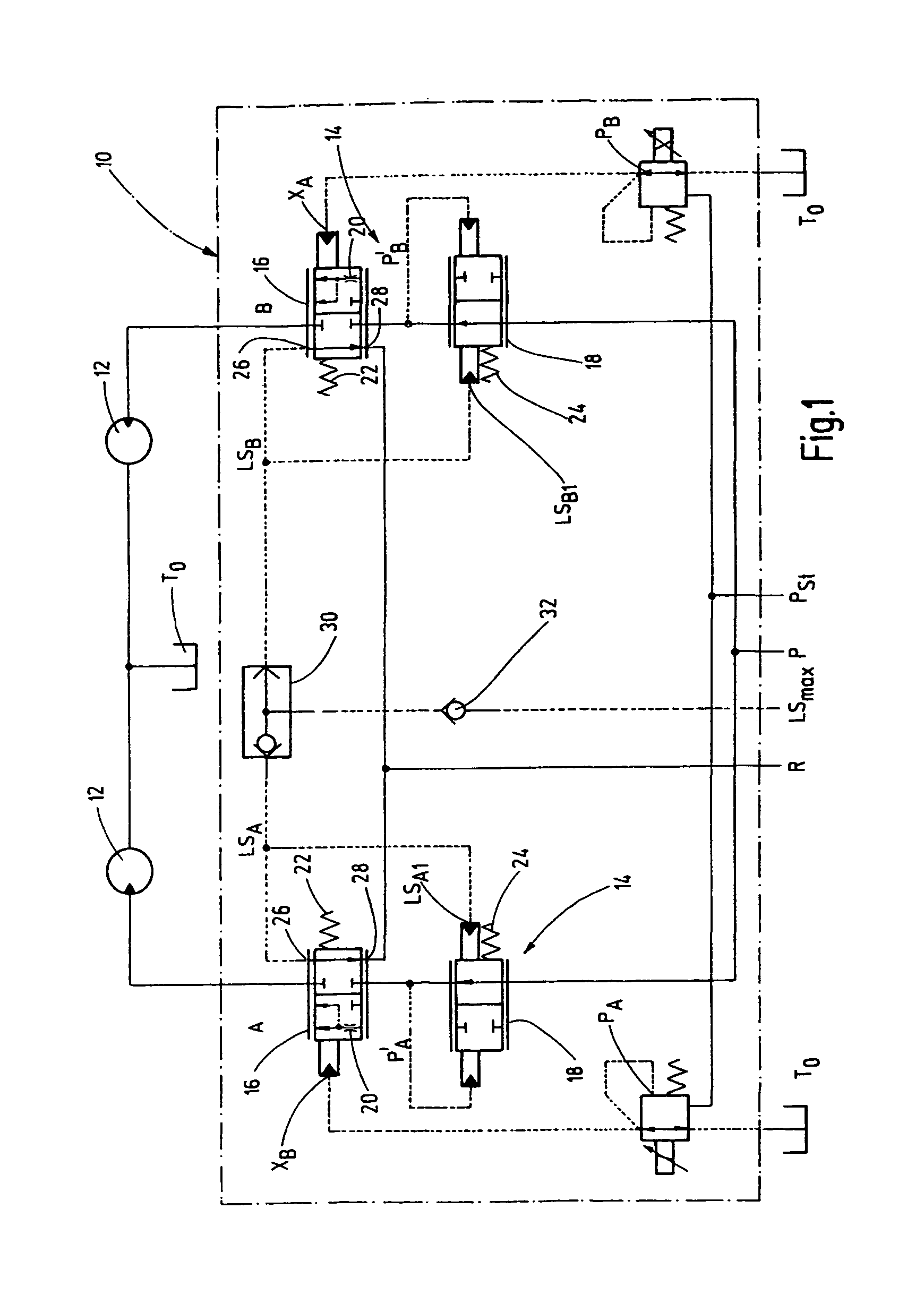 Hydraulic valve device