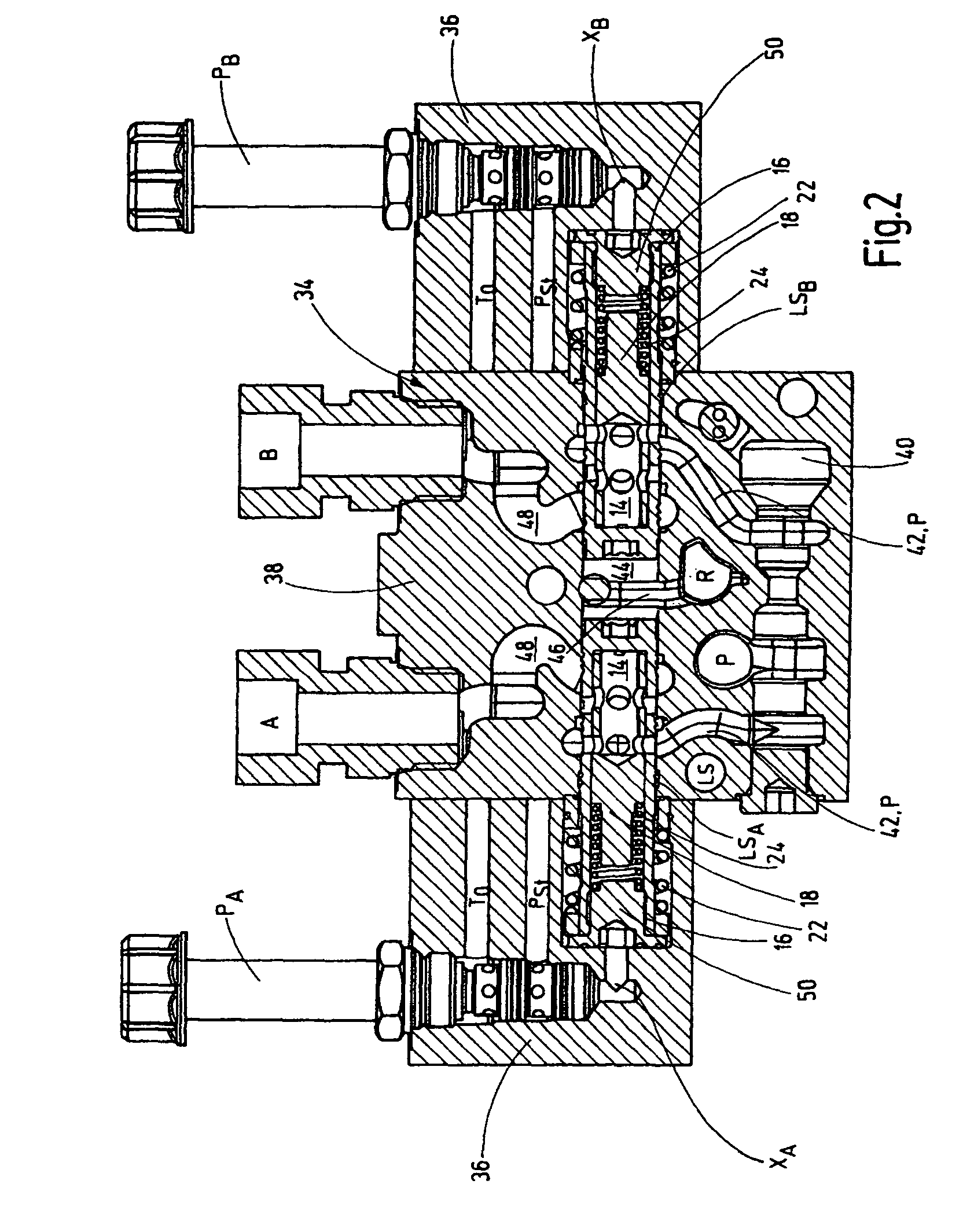 Hydraulic valve device