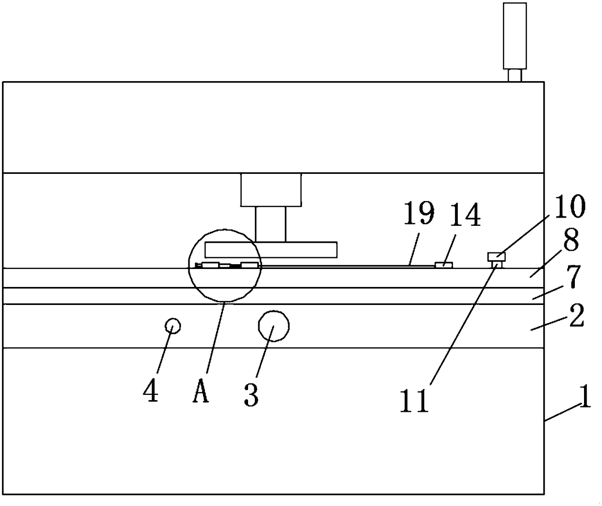 Safety and oversized alignment moving platform of press machine