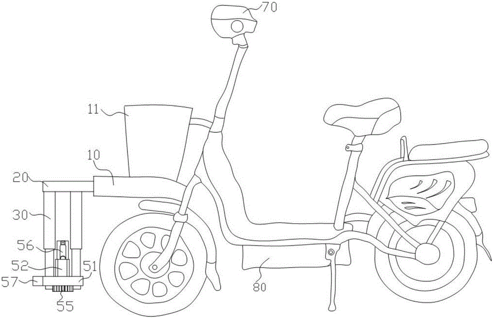 Protection device of electric vehicle tire