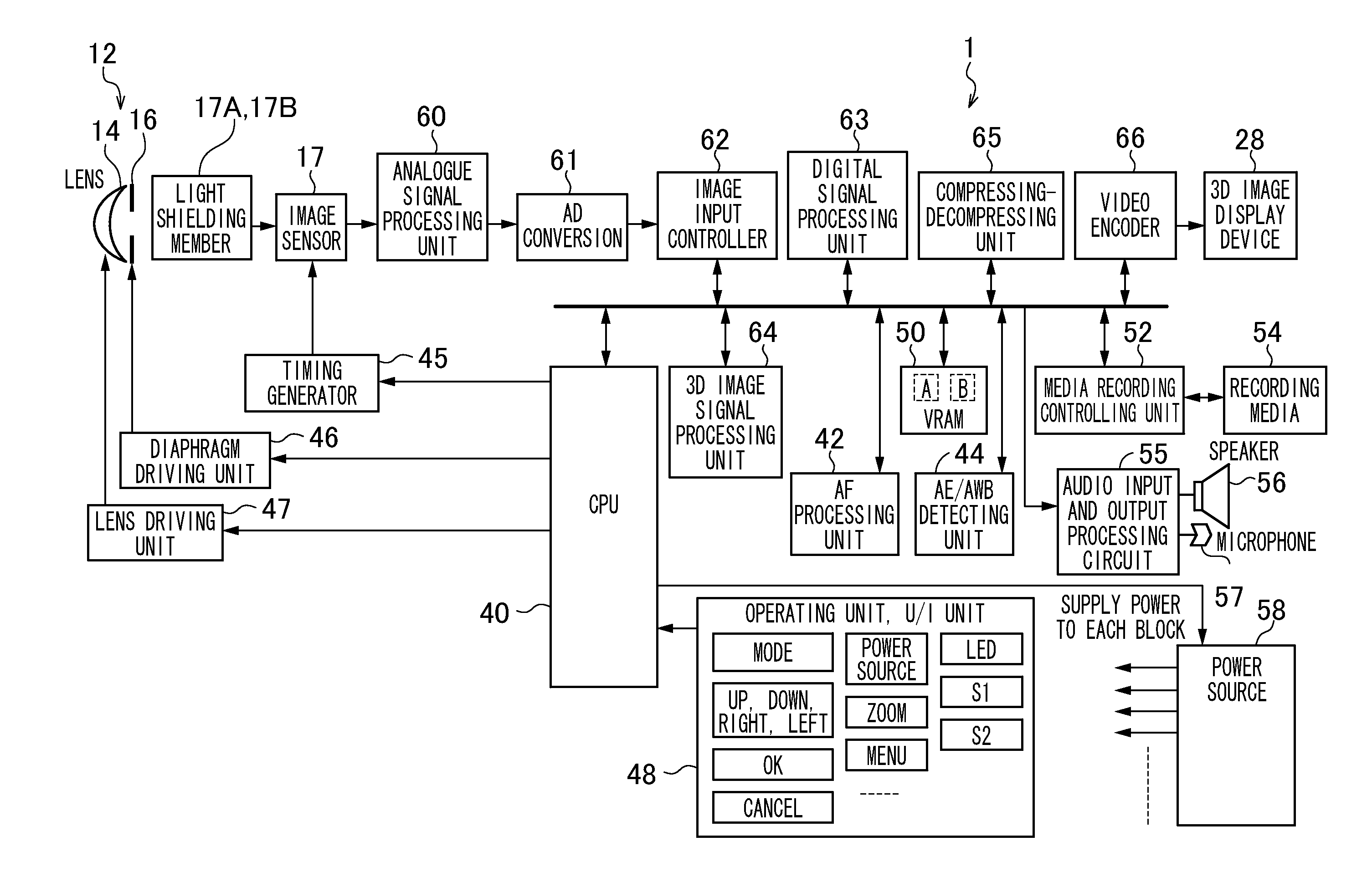 Monocular stereoscopic imaging device