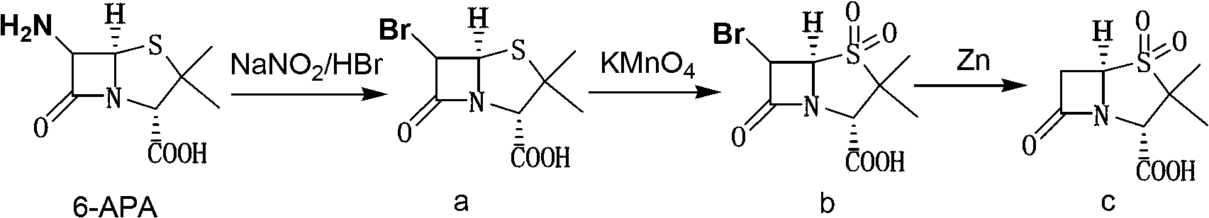 Method for preparing sulbactam