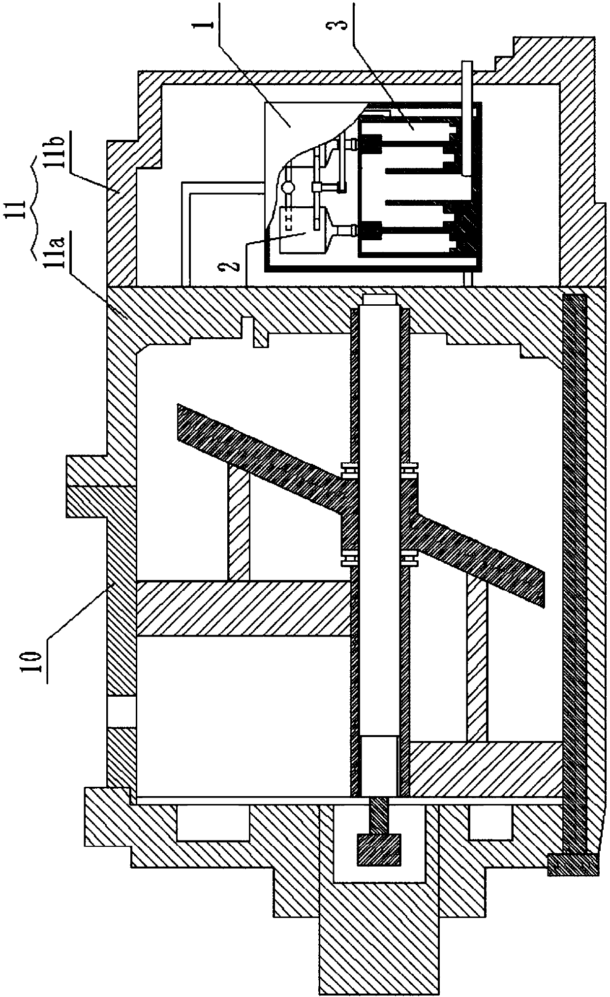 Oil-gas separator for vehicle-mounted air conditioner compressor and vehicle-mounted air conditioner compressor