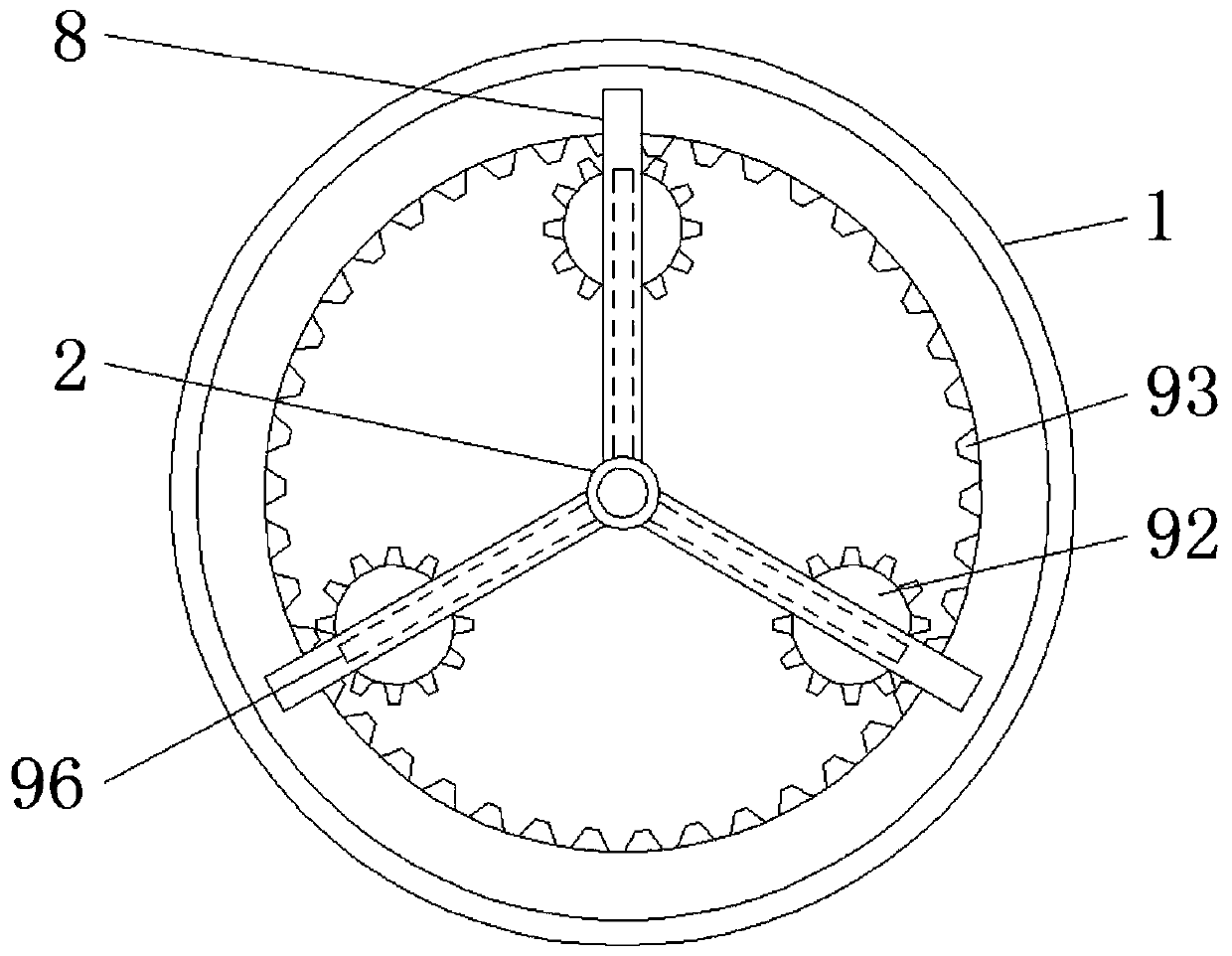 Equipment for machining concrete blocks