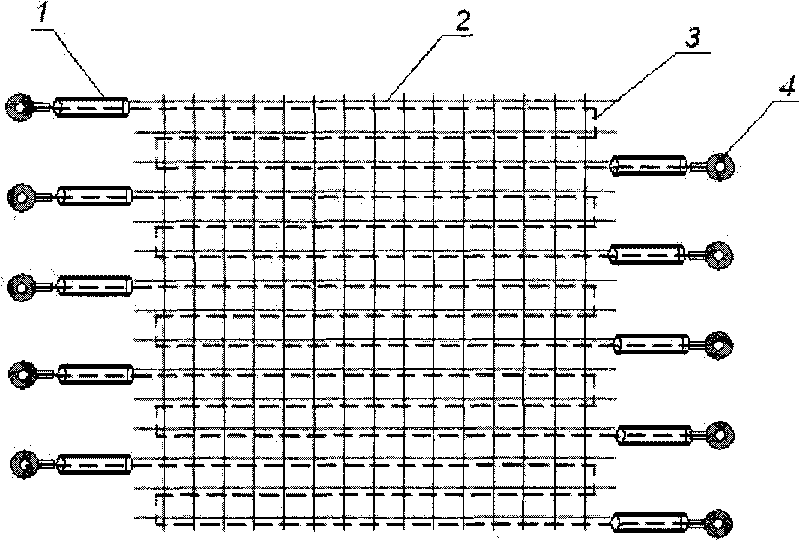 Basalt fiber and carbon fiber compound geogrid with electric heating function