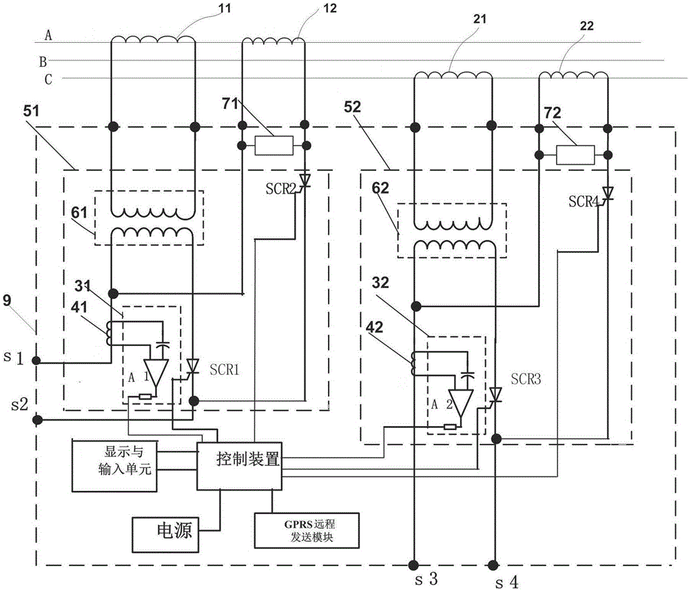 Wide metering current transformer