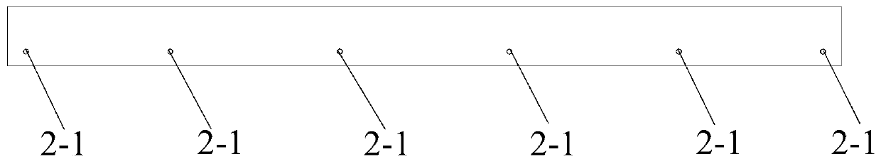 Distributed beam capable of independently transmitting vertical loads at multiple points and its implementation method