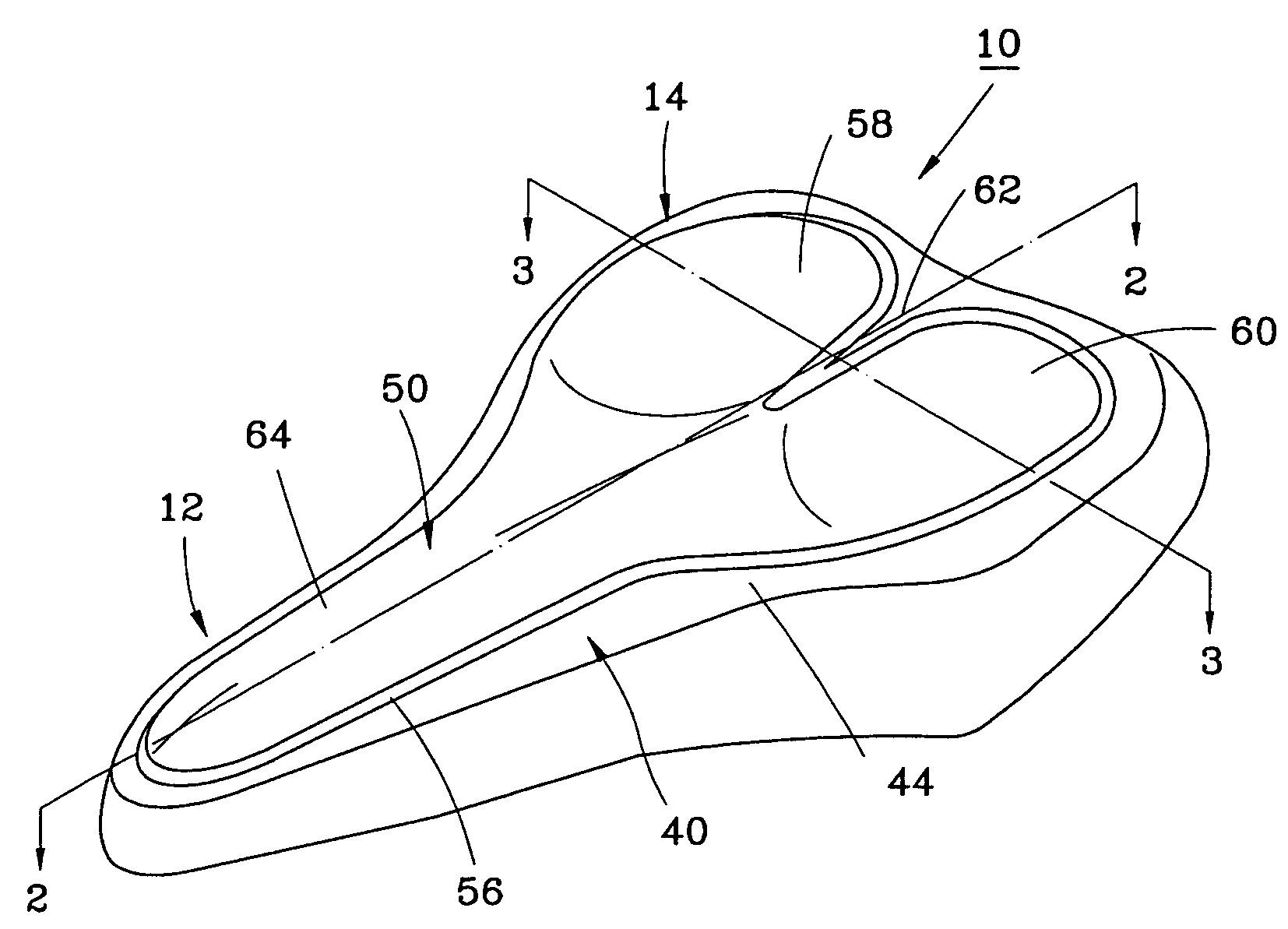 Bicycle saddle