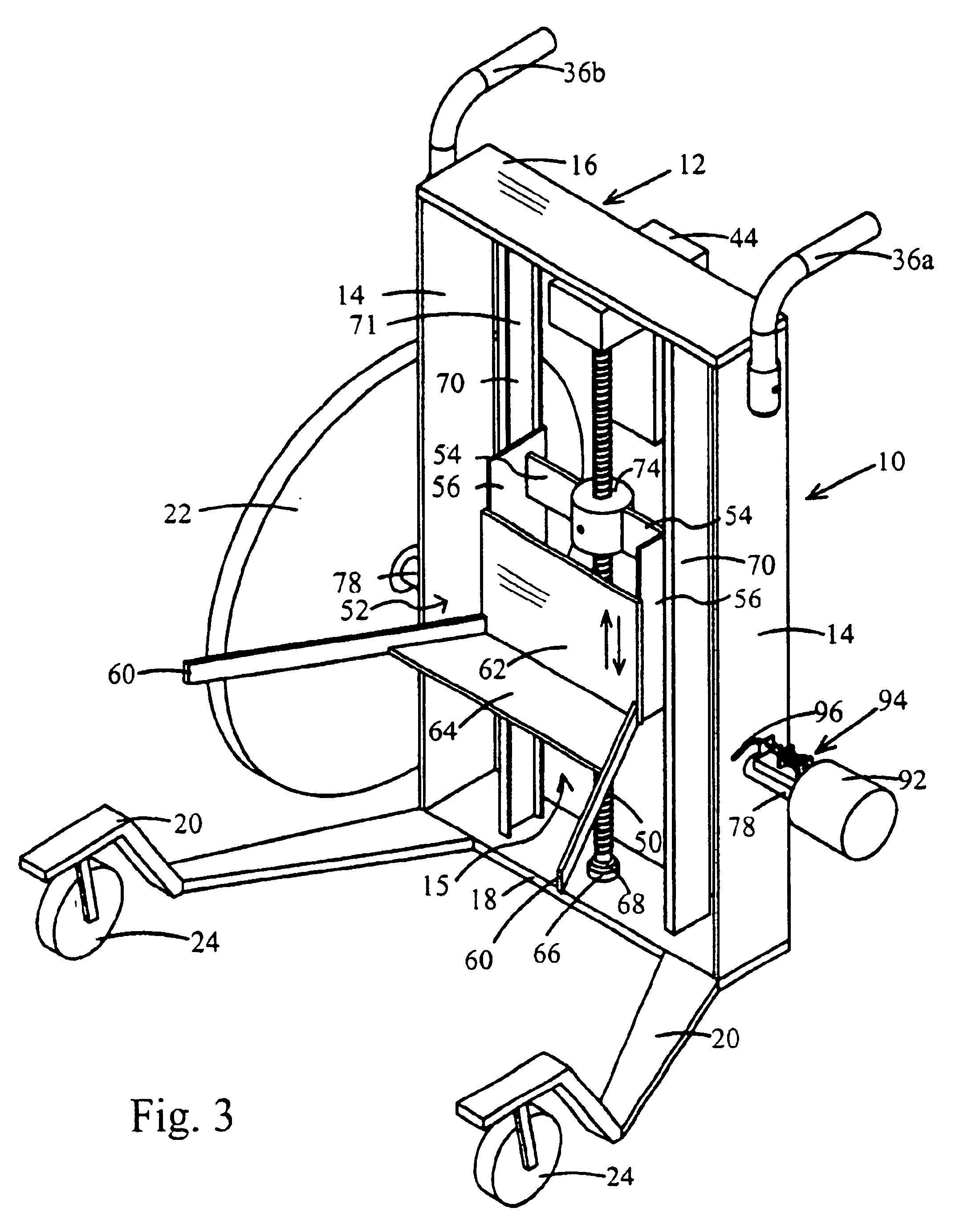 Mobile self-recovery lift chair