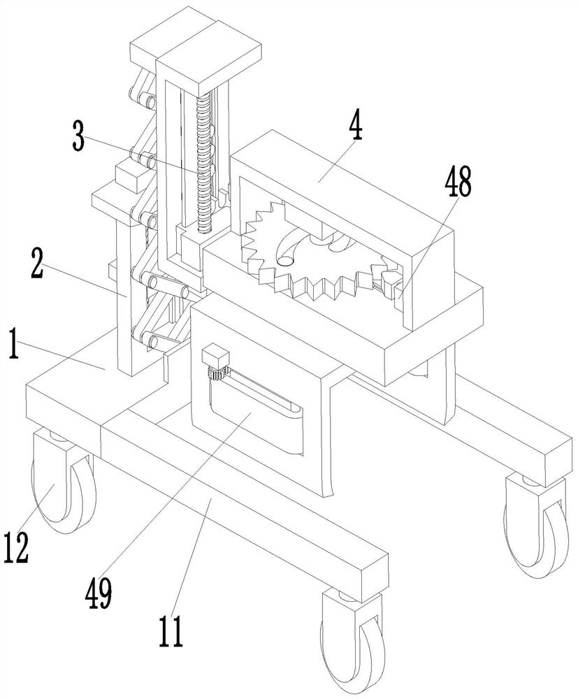 Heating and ventilation pipeline laying construction method