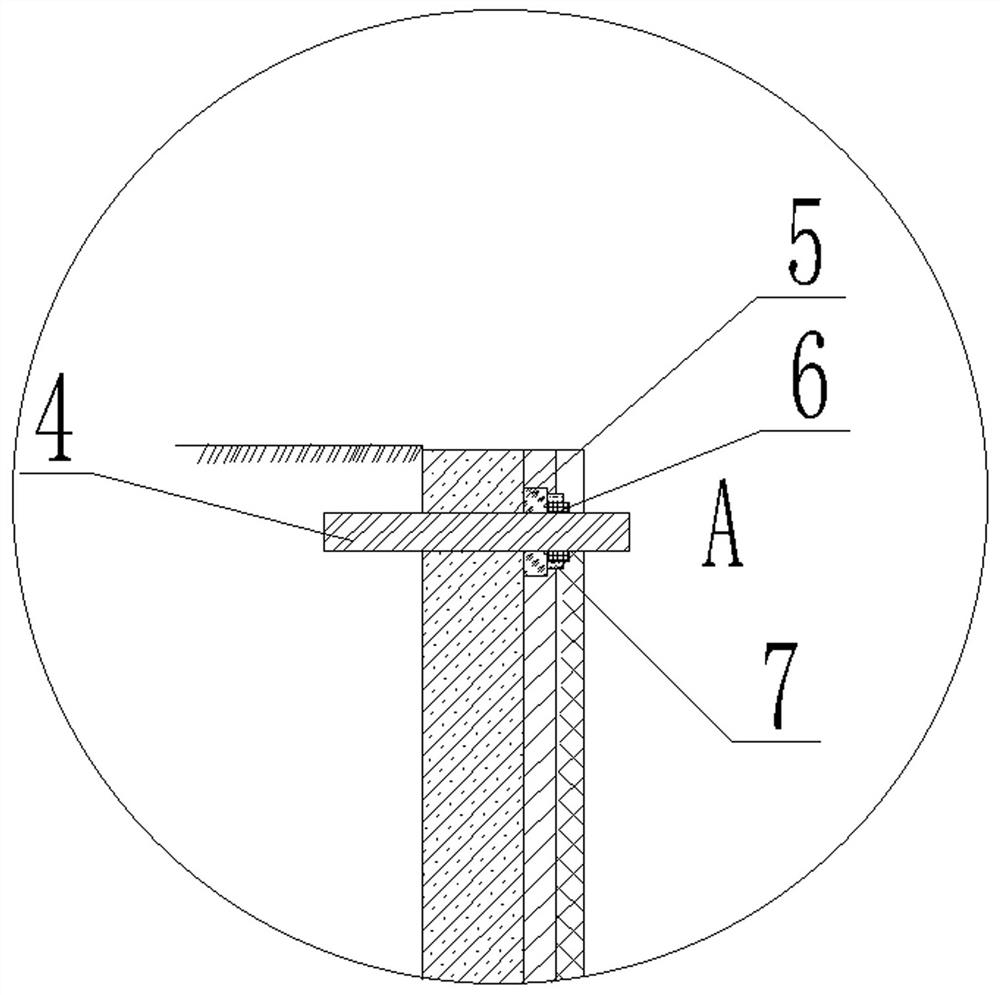 Rapid construction method for fire pool