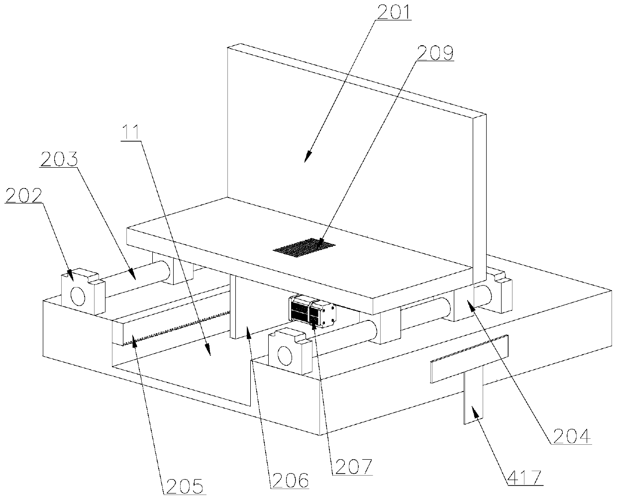 Verticality detection device for constructional engineering