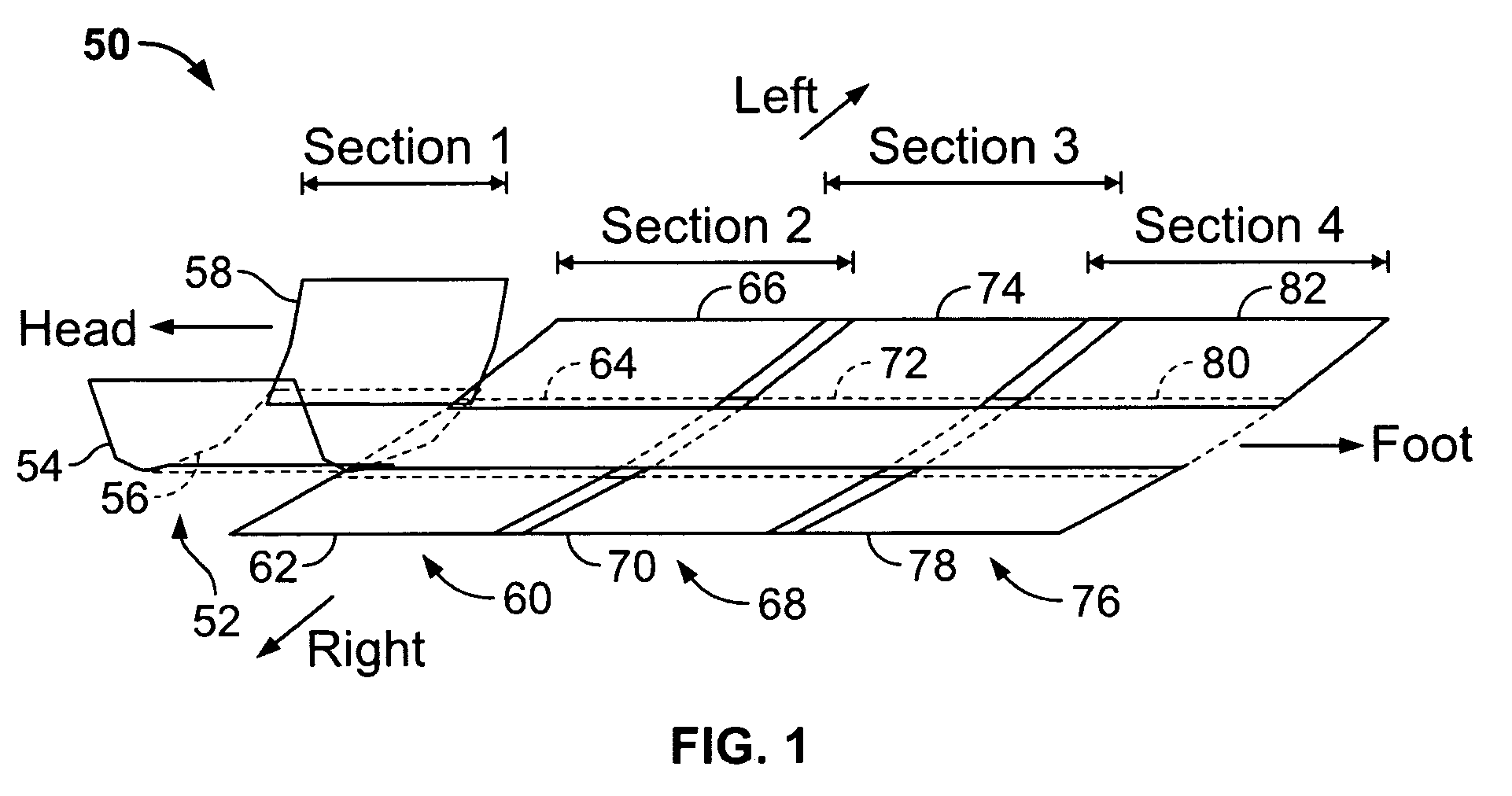 Cervical-thoracic-lumbar spine phased array coil for Magnetic Resonance Imaging