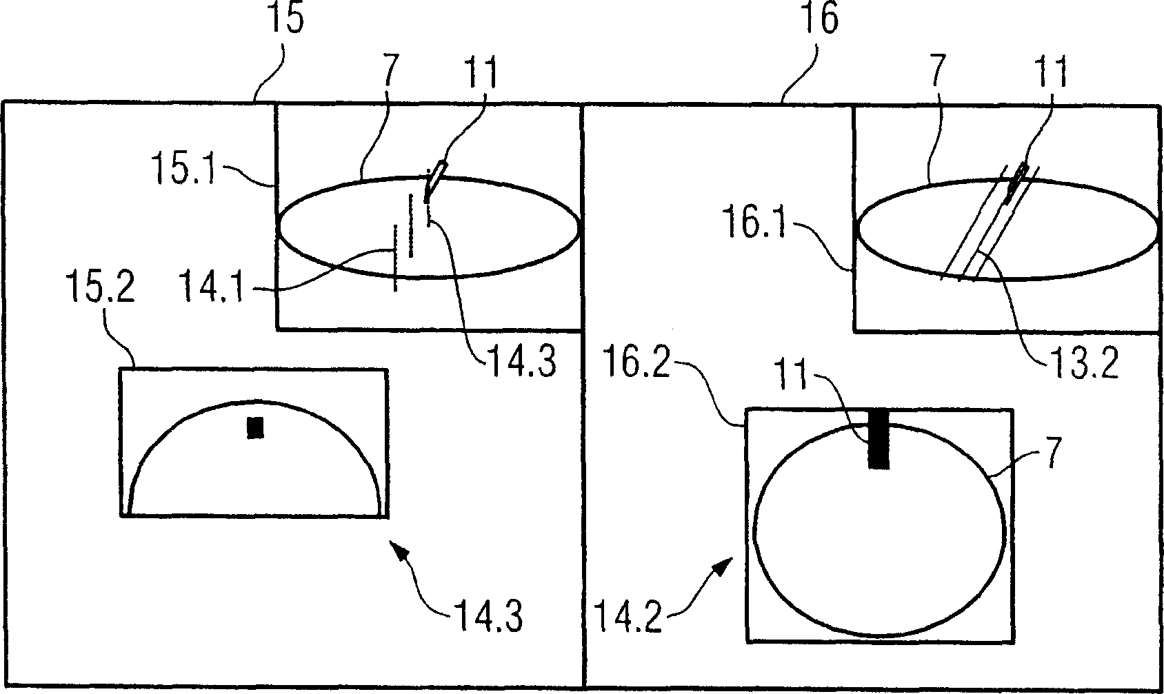 Computer-tomographic system for carrying out a monitored intervention