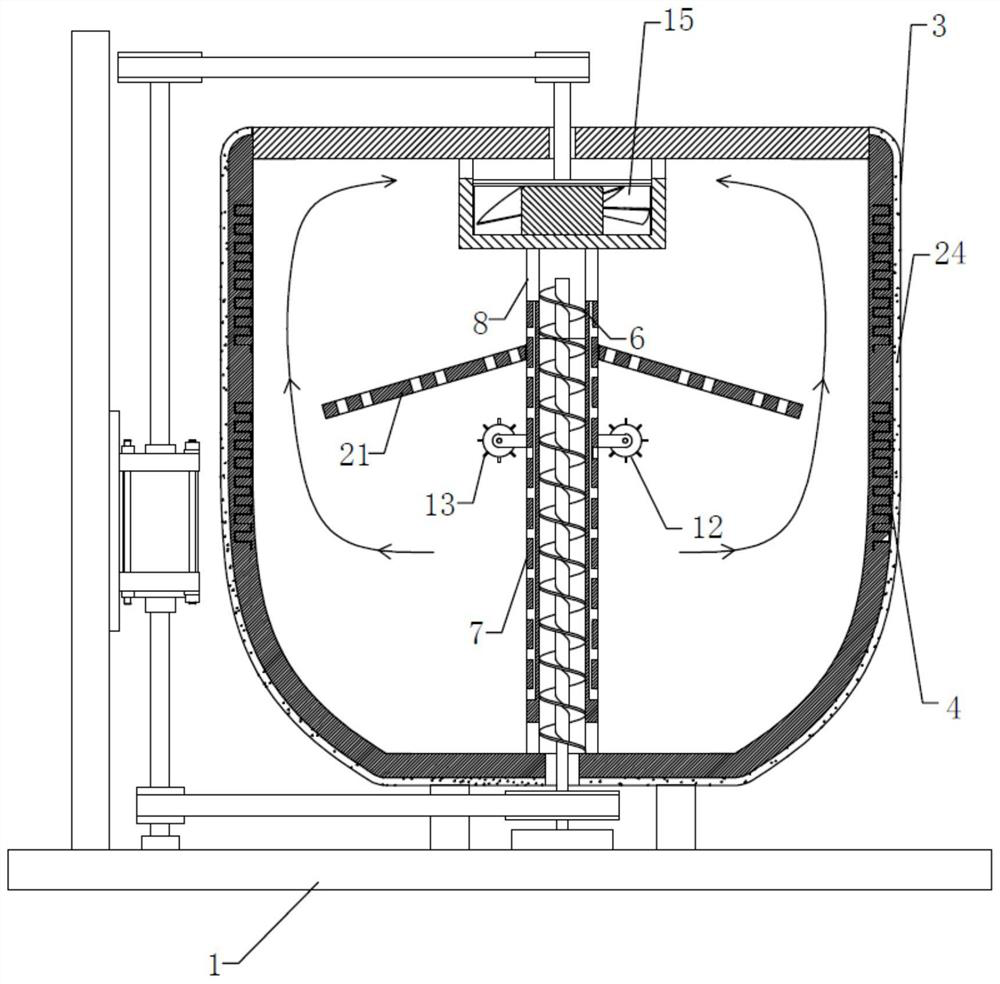 Drying device for meat products