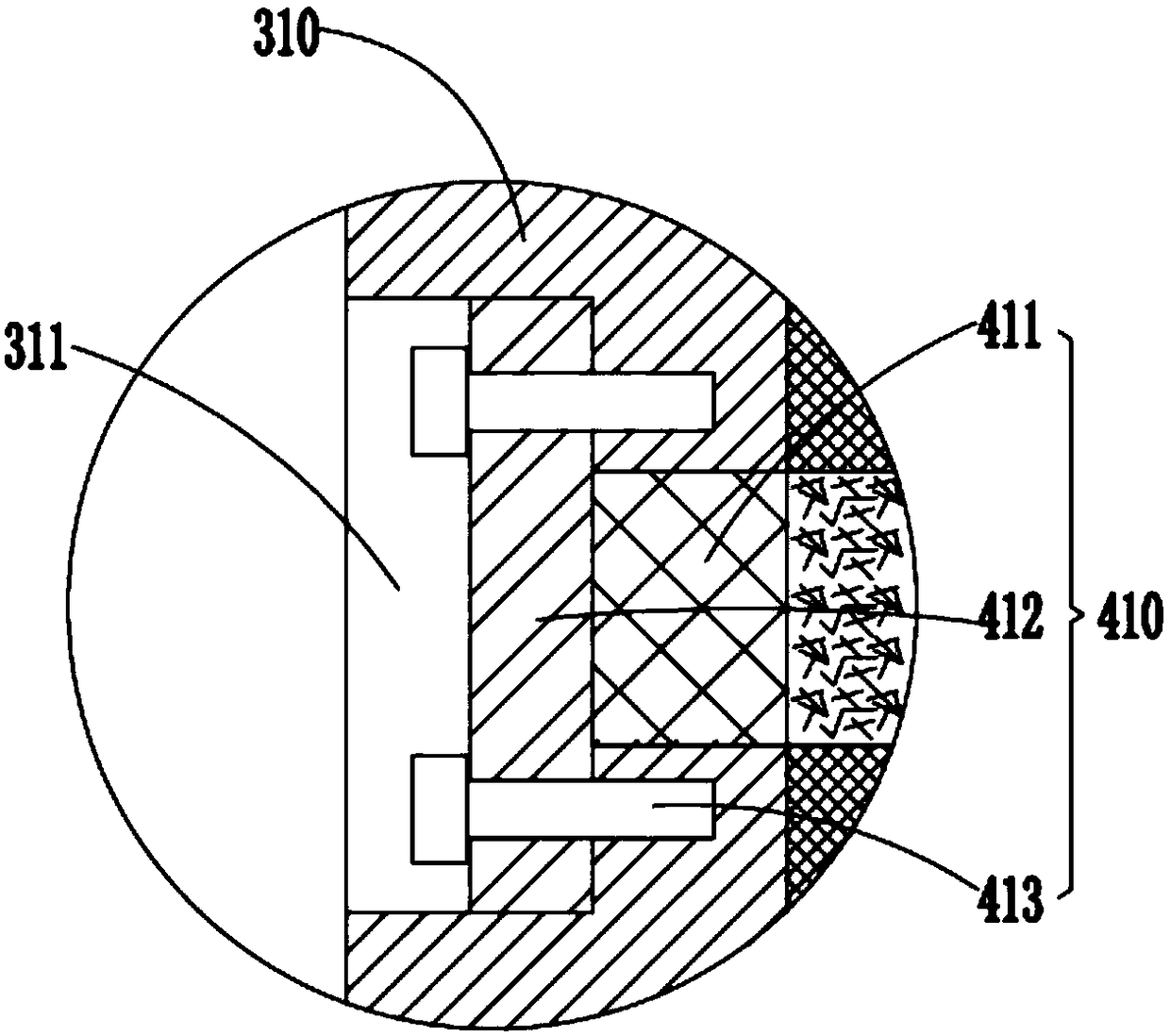 Viscoelastic damper and building installation structure thereof