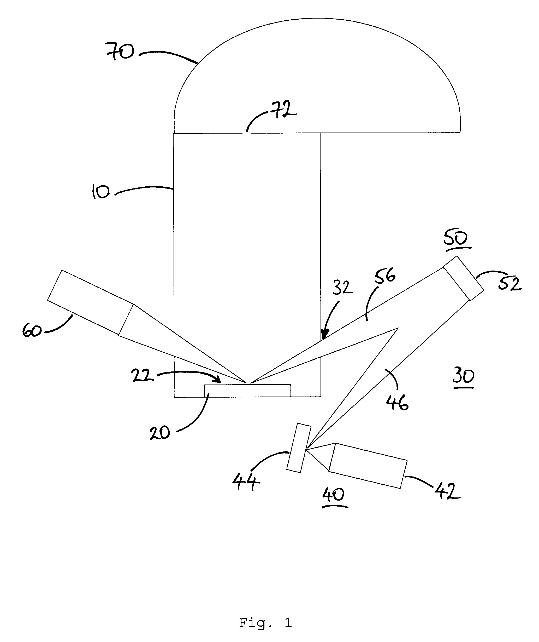 X-ray photoelectron spectroscopy analysis system for surface analysis and method therefor